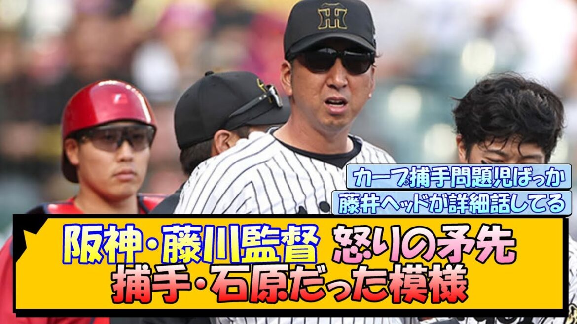 阪神・藤川監督 怒りの矛先 カープ捕手石原だった模様