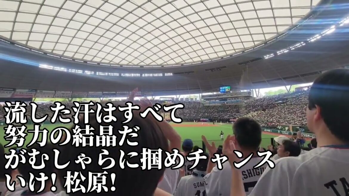 【埼玉西武】松原聖弥応援歌（汎用B）2024/4/20/福岡ソフトバンク戦