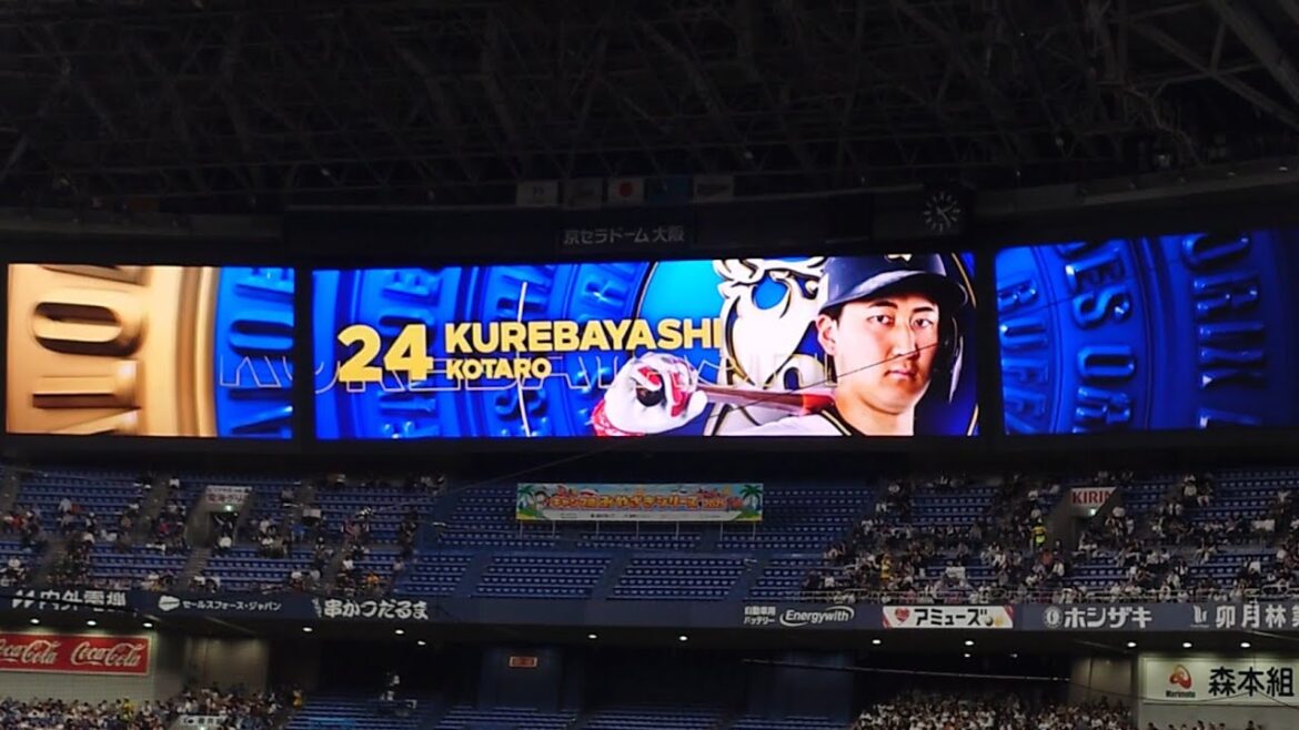 紅林弘太郎 選手 ｢JUJU  STAYIN' ALIVE｣ 奇数打席 登場曲 オリックス･バファローズ 選手 ビジョン映像 PV 演出 ヘッドショット @ 京セラドーム 2025