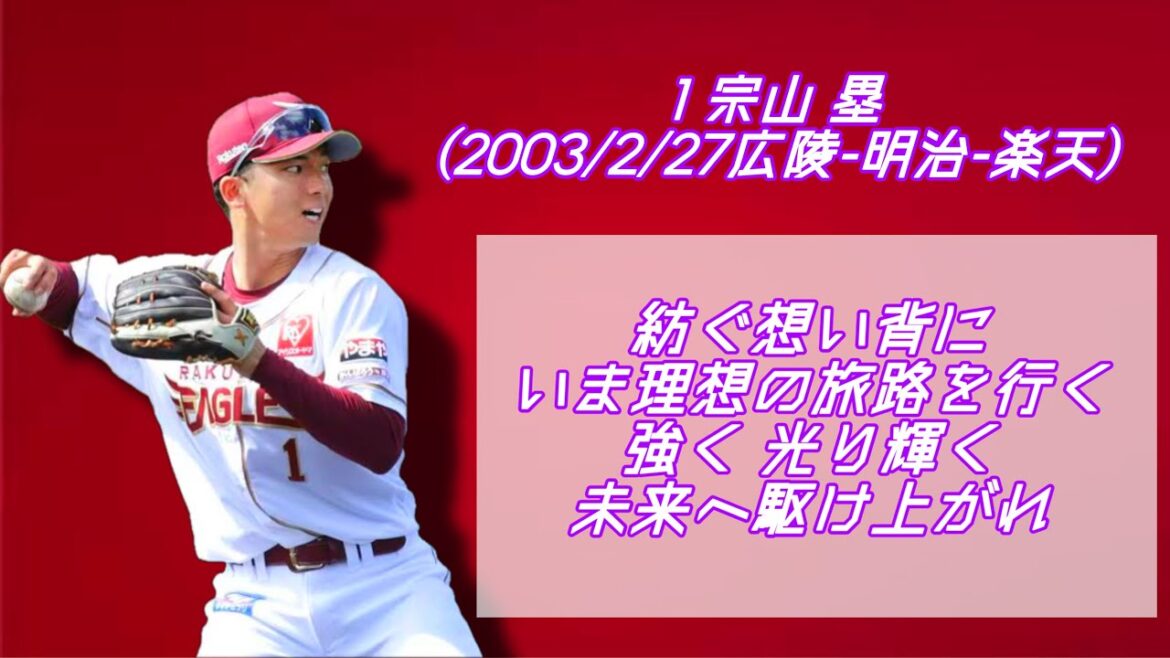 【東北楽天ゴールデンイーグルス】宗山 塁応援歌（新音源）