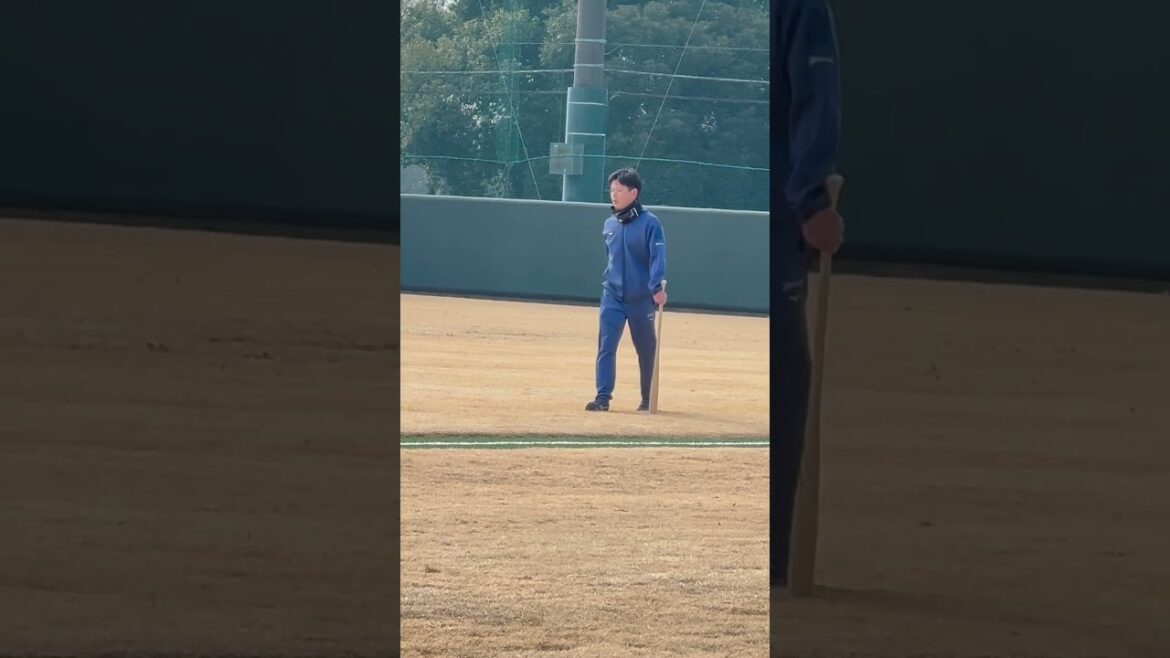 ガンバレ山崎晃大朗コーチ！戸田球場