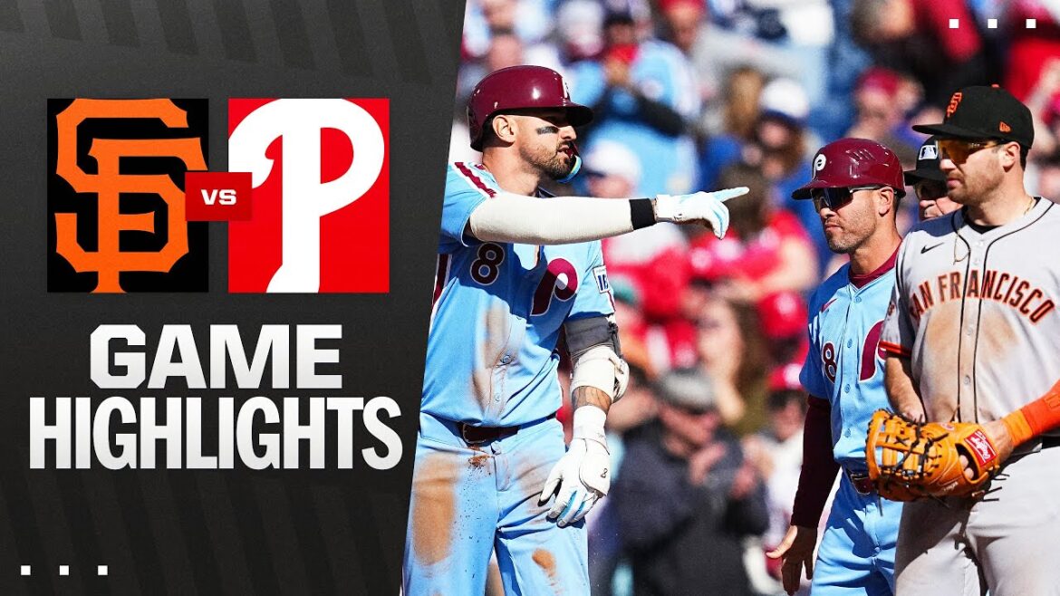 Giants vs. Phillies Game Highlights (4/17/25) | MLB Highlights