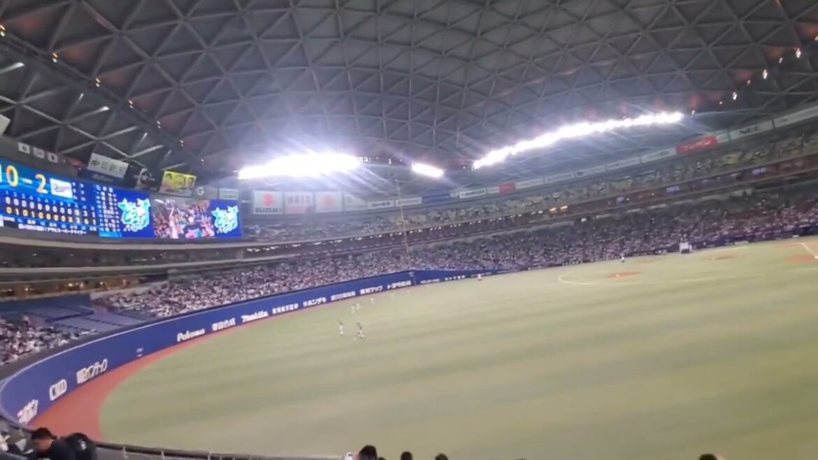 20250420　勝利試合後に流れる球団歌｢燃えよドラゴンズ｣　中日ﾄﾞﾗｺﾞﾝｽﾞ主催試合@ﾊﾞﾝﾃﾘﾝﾄﾞｰﾑ ﾅｺﾞﾔ･ﾚﾌﾄ外野 ﾅｺﾞﾔﾄﾞｰﾑ