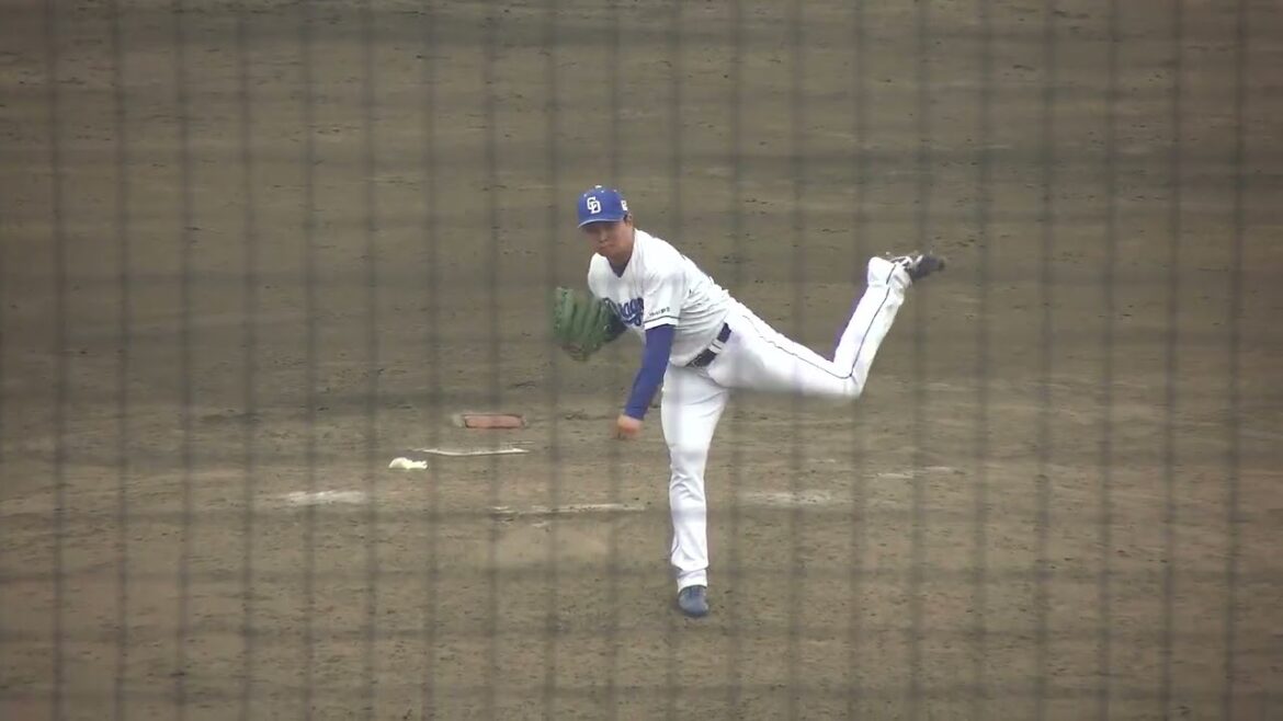 【祝 支配下復帰】中日ドラゴンズ 近藤廉投手 投球練習 2025/4/22 ナゴヤ球場