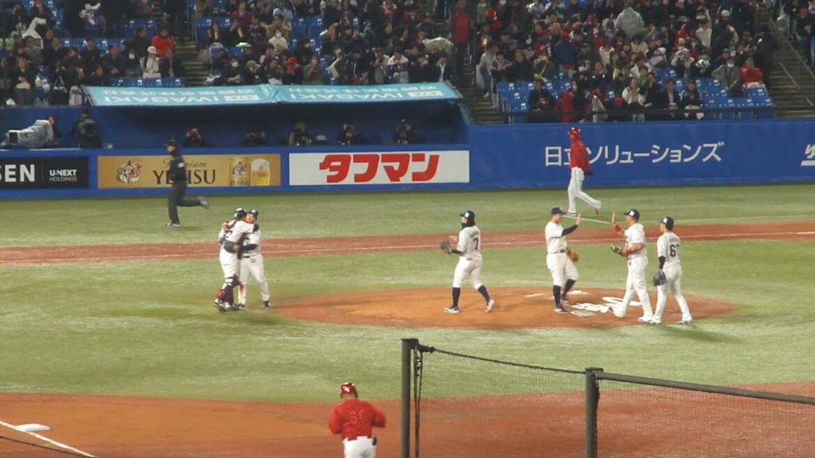 東京ヤクルトスワローズ 小川泰弘 92球でマダックス達成　ヤクルト 3 - 0 広島　2025年4月3日(木) 神宮球場