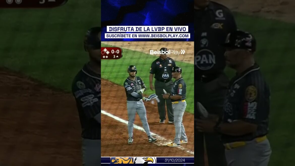 Leones empata las acción en Maracaibo #Beisbol #Venezuela #Leones #LenynSosa #Highlights