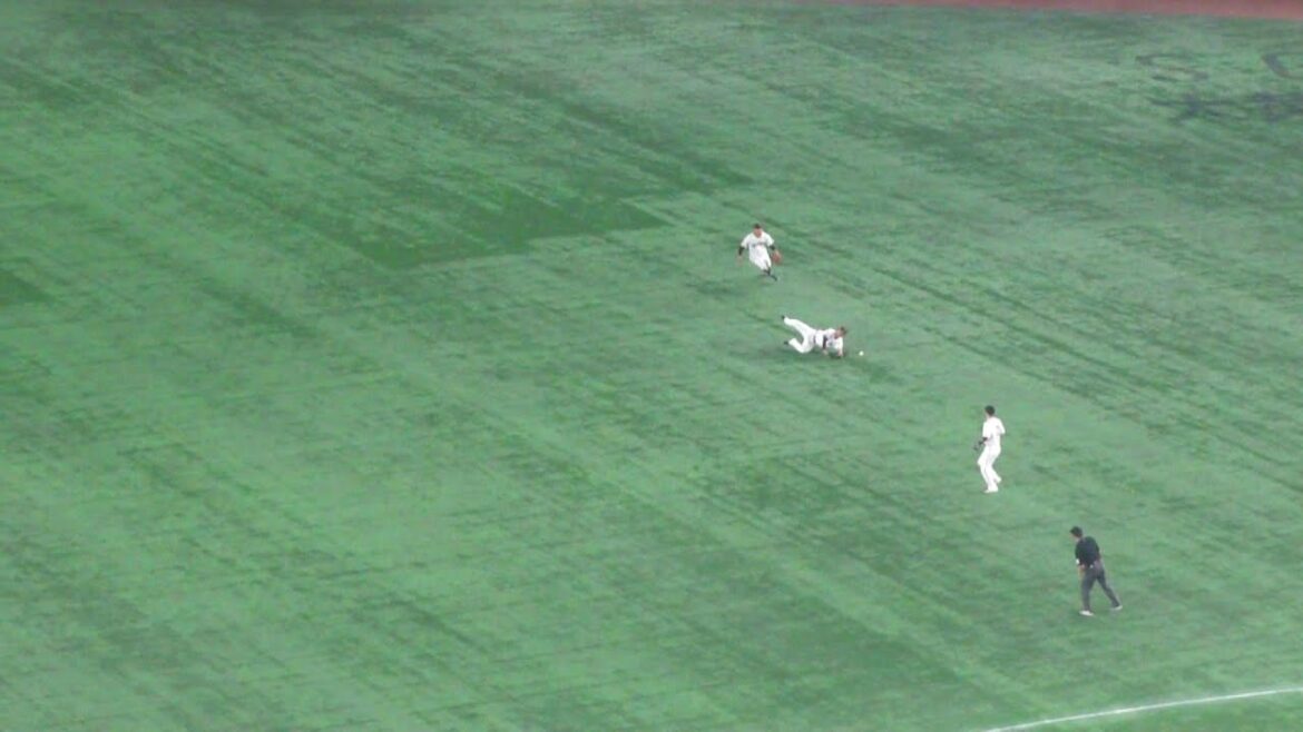 中日 上林誠知 ツーベースヒット　巨人 vs 中日　2025年4月23日(水)　東京ドーム