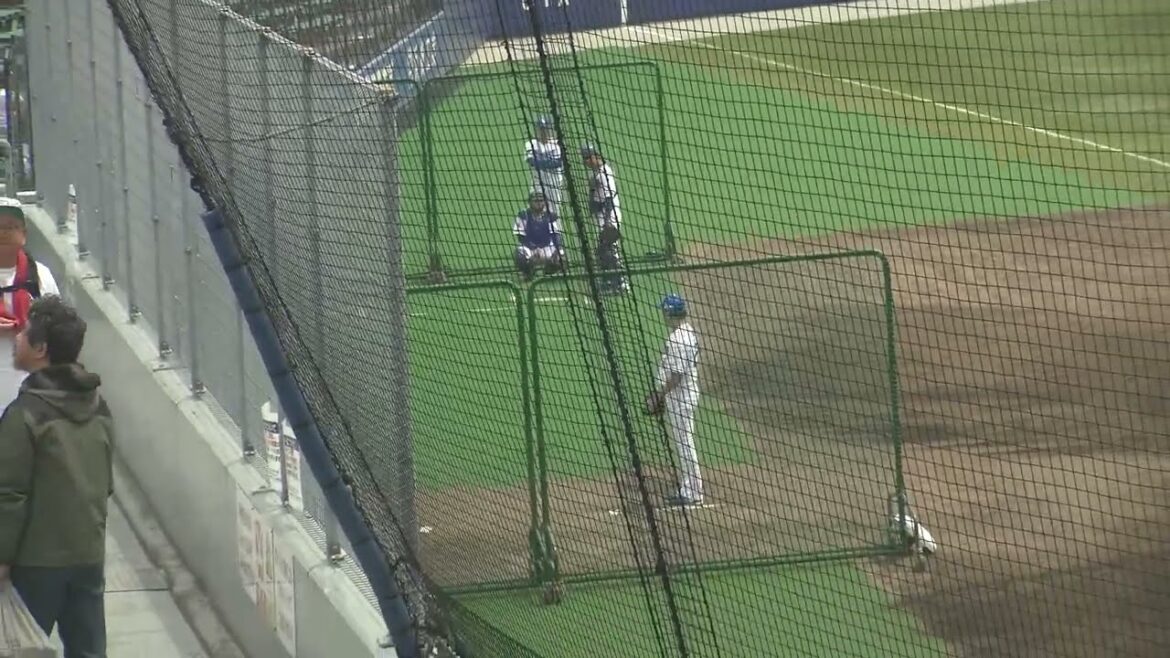 中日ドラゴンズ 大野雄大投手 ブルペン投球練習 2025/4/22 ナゴヤ球場