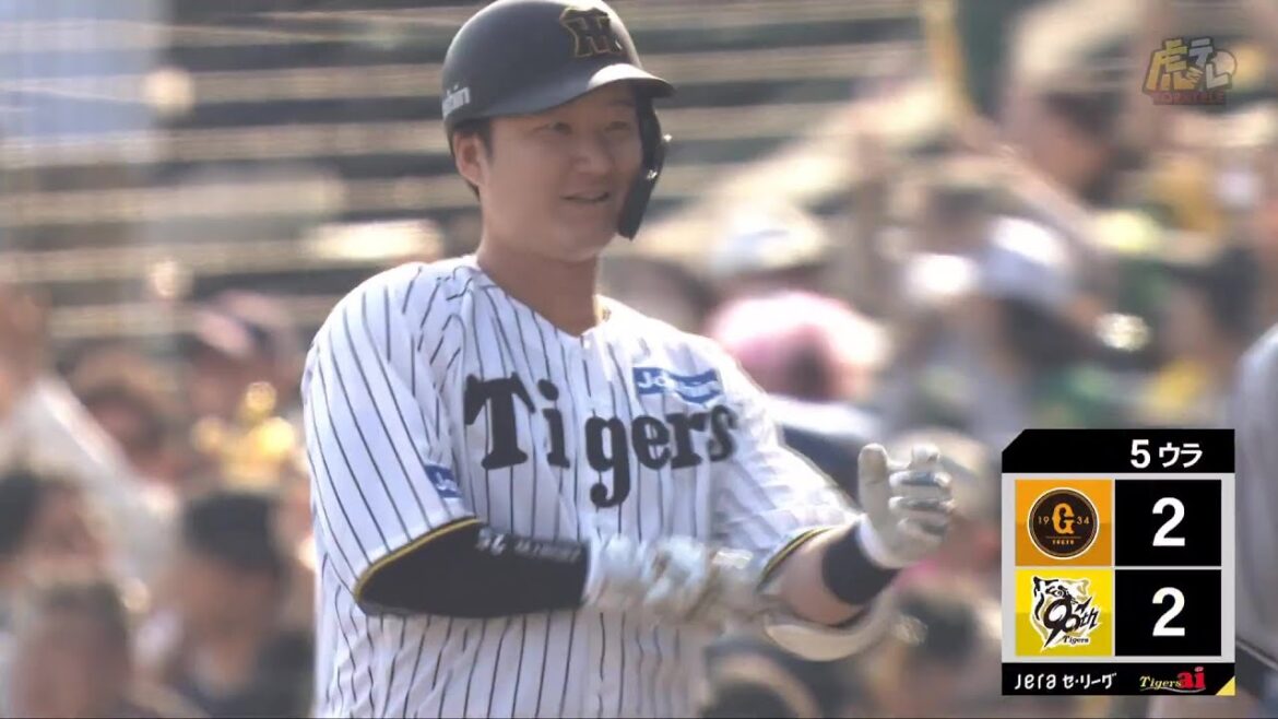 【代打で同点】5回裏、代打 #渡邉諒 選手のセンター前タイムリーヒットで試合を振り出しに戻す！【2025/4/26Ｔ－Ｇ】