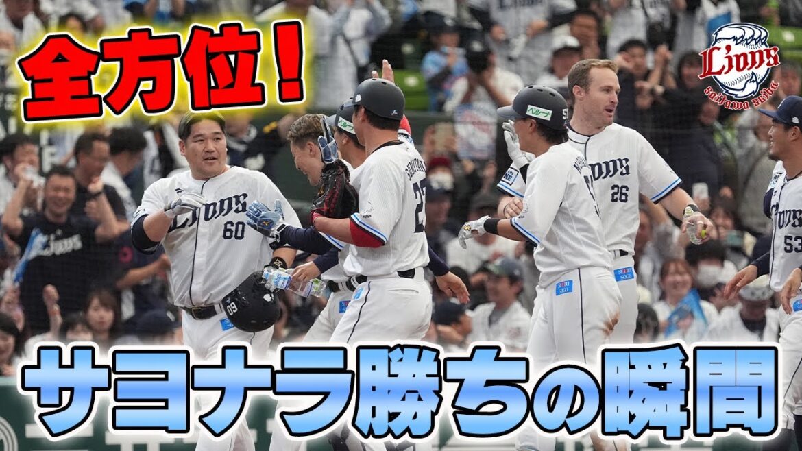【ありとあらゆる角度から！！】今シーズン初めてのサヨナラの瞬間！【2025/4/27 L3x-2B】