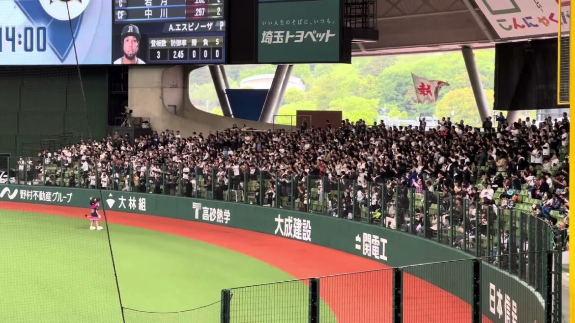 オリックス 試合前1-9 応援歌 2025.4.26