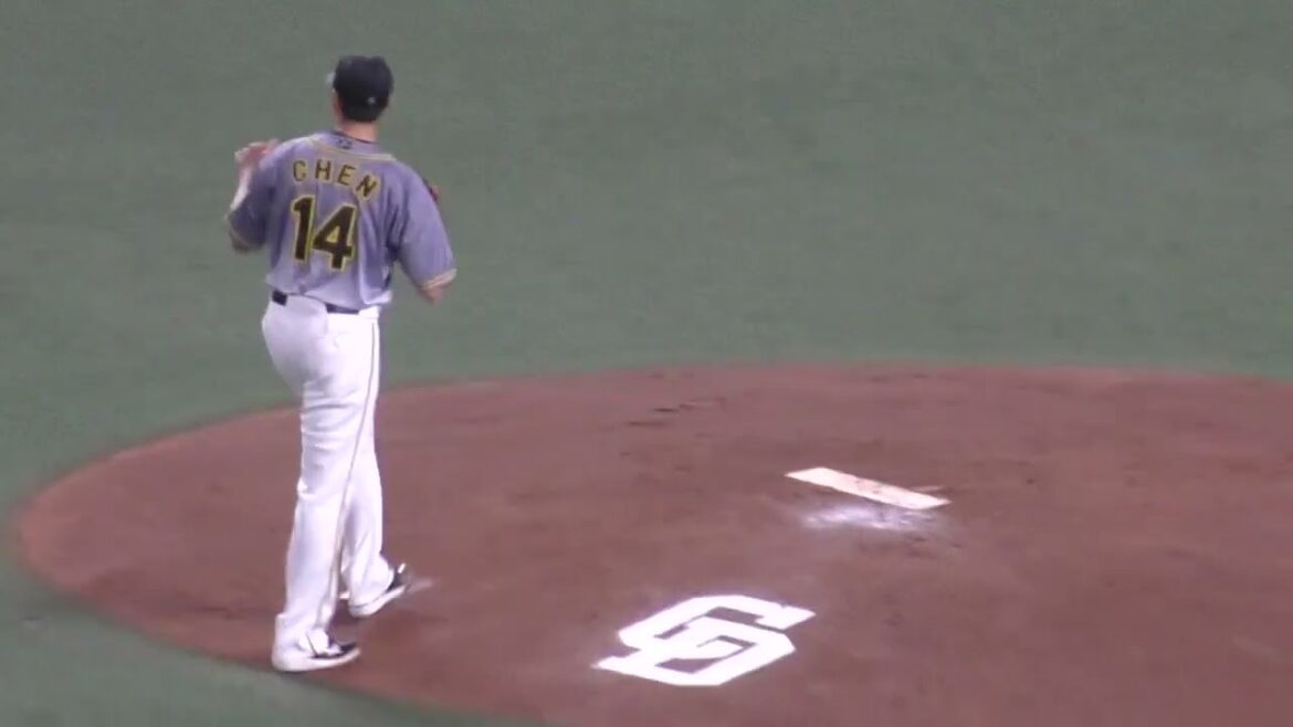 【チェン・ウェイン引退アーカイブ】客席から見た　10年ぶりバンテリンドーム登板　阪神チェン・ウェイン投手　その1回裏　2021年4月29日木　中日   阪神　6回戦