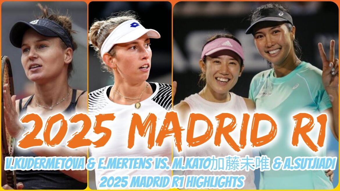 V.Kudermetova & E.Mertens vs. M.Kato加藤未唯 & A.Sutjiadi 2025 Madrid R1 Highlights《職業網球大聯盟2K25》2025-P24 V.Kudermetova & E.Mertens vs. M.Kato加藤未唯 & A.Sutjiadi 2025 Madrid R1 Highlights《職業網球大聯盟2K25》2025-P24