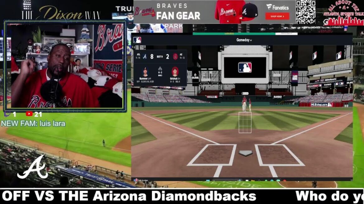 Atlanta Braves vs Arizona Diamondbacks | Live Play by Play | 3D Simulation | #mlb 4-25-25 Game ⚾🔥