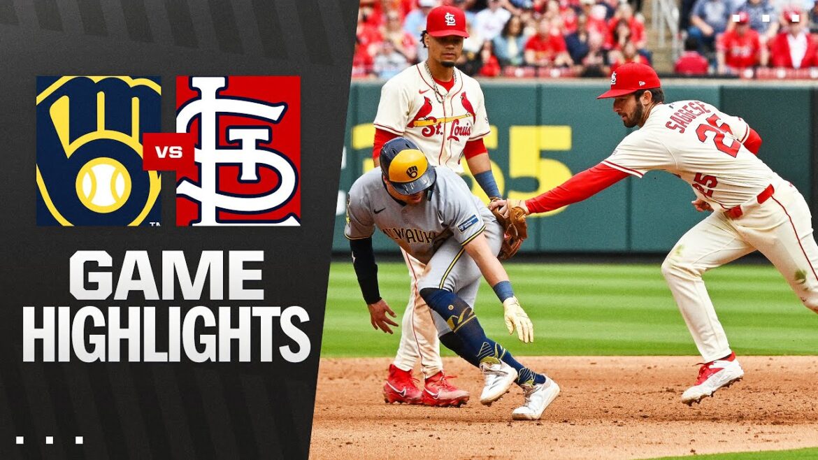 Brewers vs. Cardinals Game Highlights (4/26/25) | MLB Highlights