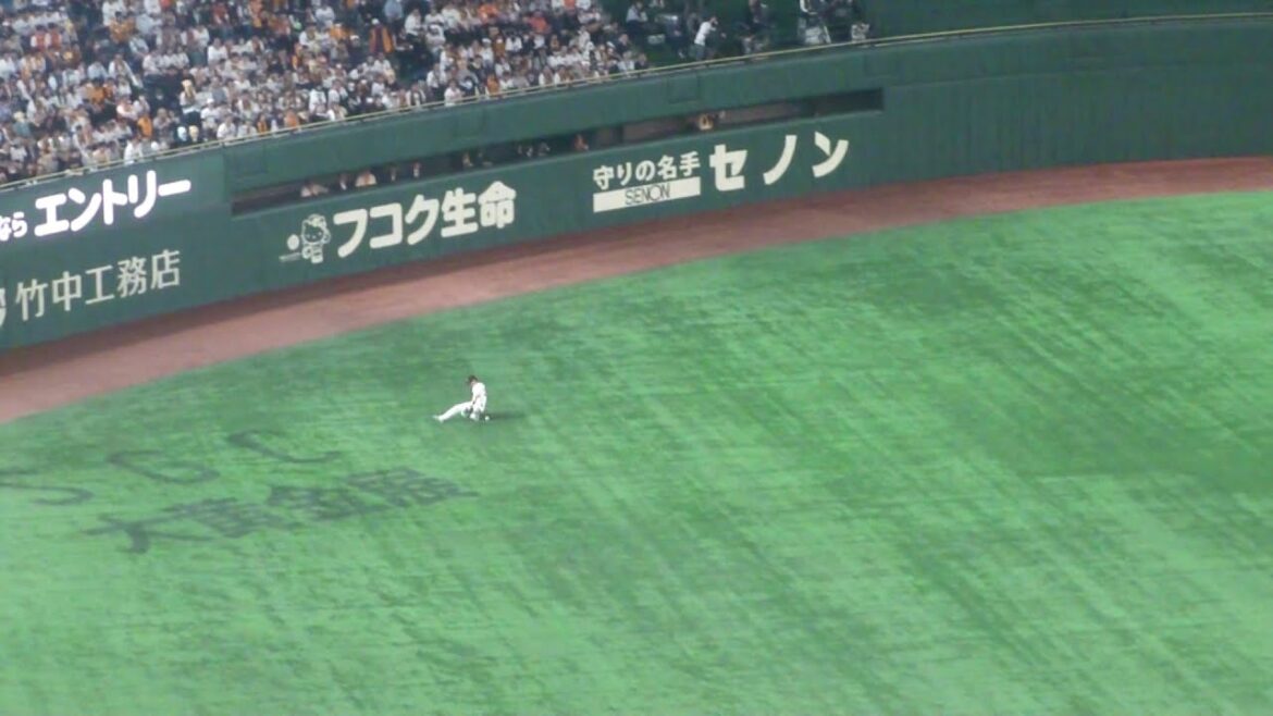 中日 山本泰寛 ツーベースヒット　巨人 vs 中日　2025年4月23日(水)　東京ドーム