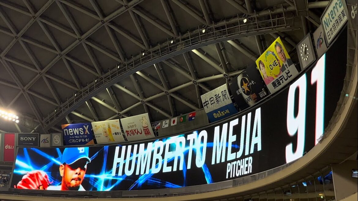 2025.4.27 中日ドラゴンズVS東京ヤクルトスワローズ inバンテリンドームナゴヤ 第6回戦 スタメン発表【プロ野球／中日／ドラゴンズ／チュニドラ／メヒア／井上一樹／ヤクルト／スワローズ】