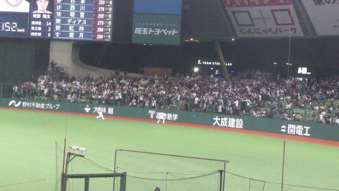 オリックス 杉本裕太郎 ツーベースヒット　西武 vs オリックス　2025年4月25日(金)　ベルーナドーム