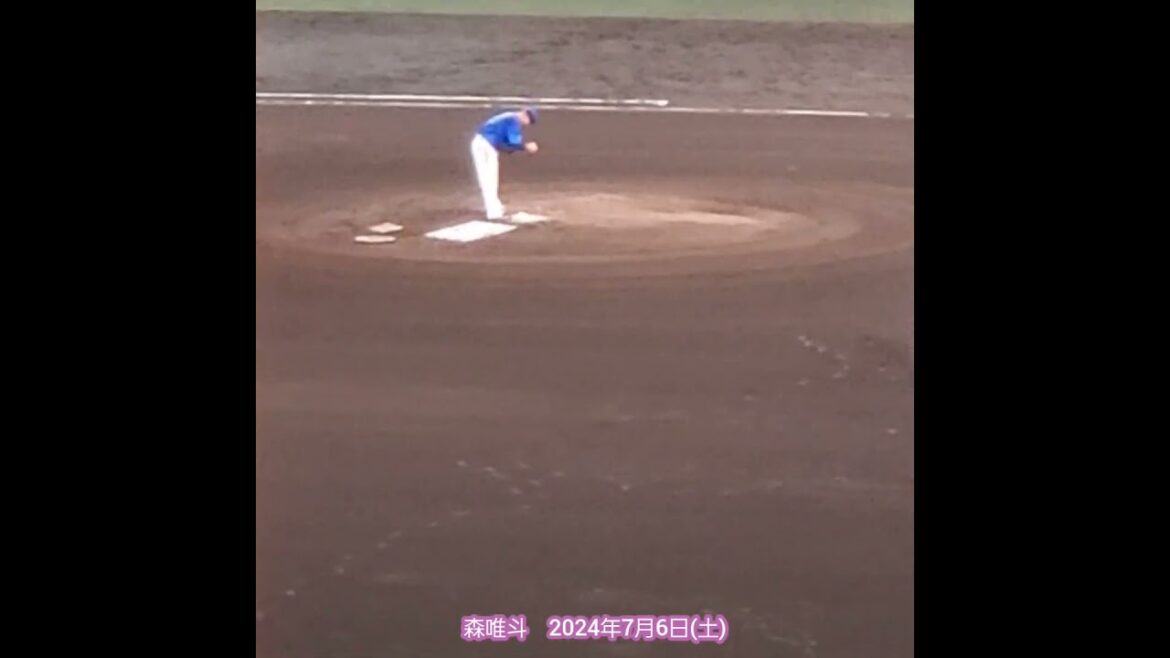 20240706　生存してる…!? #森唯斗　#投球練習　#shorts　横浜DeNAﾍﾞｲｽﾀｰｽﾞ　投球ﾌｫｰﾑ@阪神甲子園球場･ﾚﾌﾄ外野