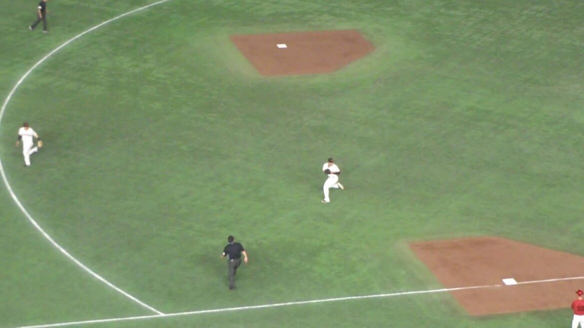 巨人 岡本和真 ナイスプレー　巨人 vs 広島　2025年4月29日(火)　東京ドーム