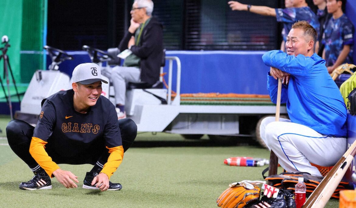 巨人・坂本勇人、田中将大、岡本和真らが中田翔と20分談笑 マルティネスは井上新監督と笑顔で握手(スポニチアネックス) – Yahoo!ニュース – Yahoo!ニュース 巨人・坂本勇人、田中将大、岡本和真らが中田翔と20分談笑 マルティネスは井上新監督と笑顔で握手(スポニチアネックス) - Yahoo!ニュース - Yahoo!ニュース