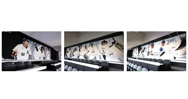 千葉ロッテ、本拠地“壁面”をリニューアル フジロック出演の壁画アーティストが選手描く 藤岡裕大「リアリティーがありました」 | ORICON NEWS 千葉ロッテ、本拠地“壁面”をリニューアル フジロック出演の壁画アーティストが選手描く 藤岡裕大「リアリティーがありました」 | ORICON NEWS