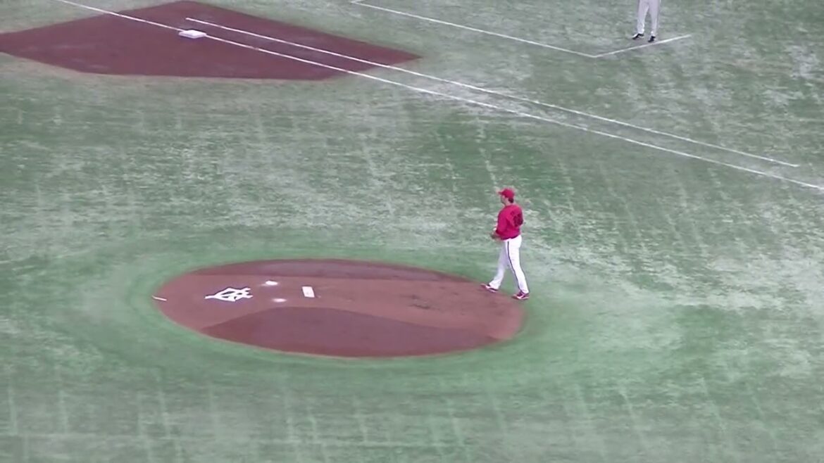 立岡宗一郎を三振にとる床田寛樹（2024年6月28日読売ジャイアンツ対 広島カープ）