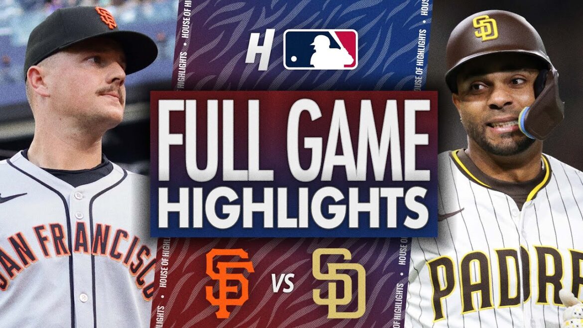サンフランシスコ・ジャイアンツ対サンディエゴ・パドレス - フルゲームハイライト | 2025年4月29日 MLBシーズン