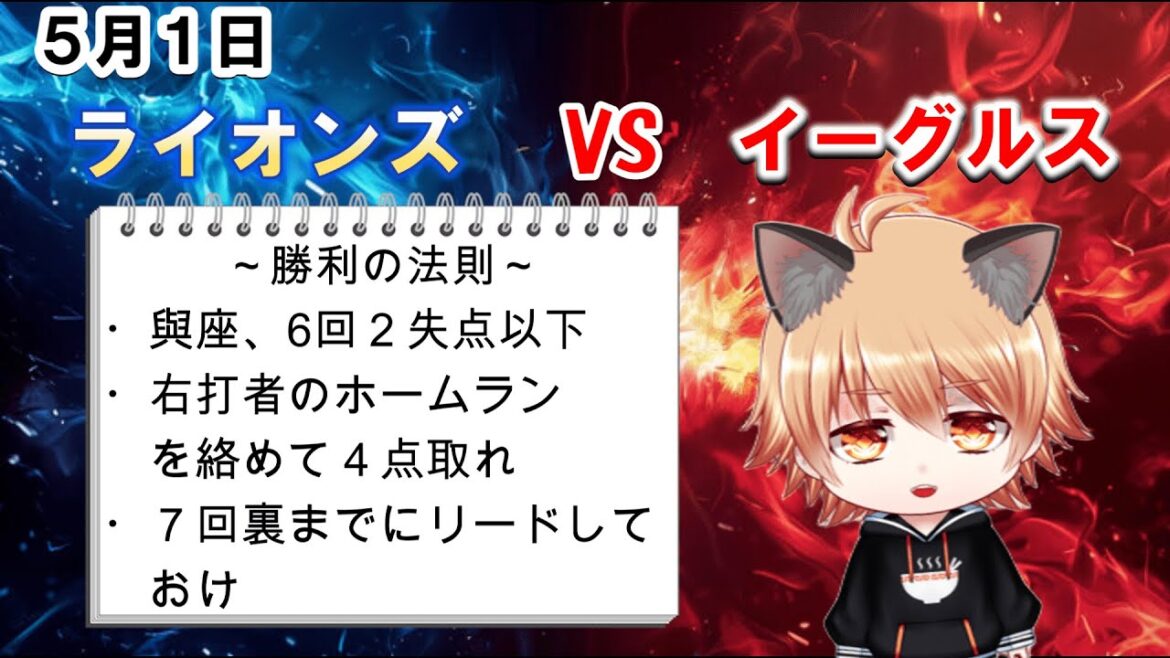 スイープチャンス！　埼玉西武ライオンズVS楽天ゴールデンイーグルス