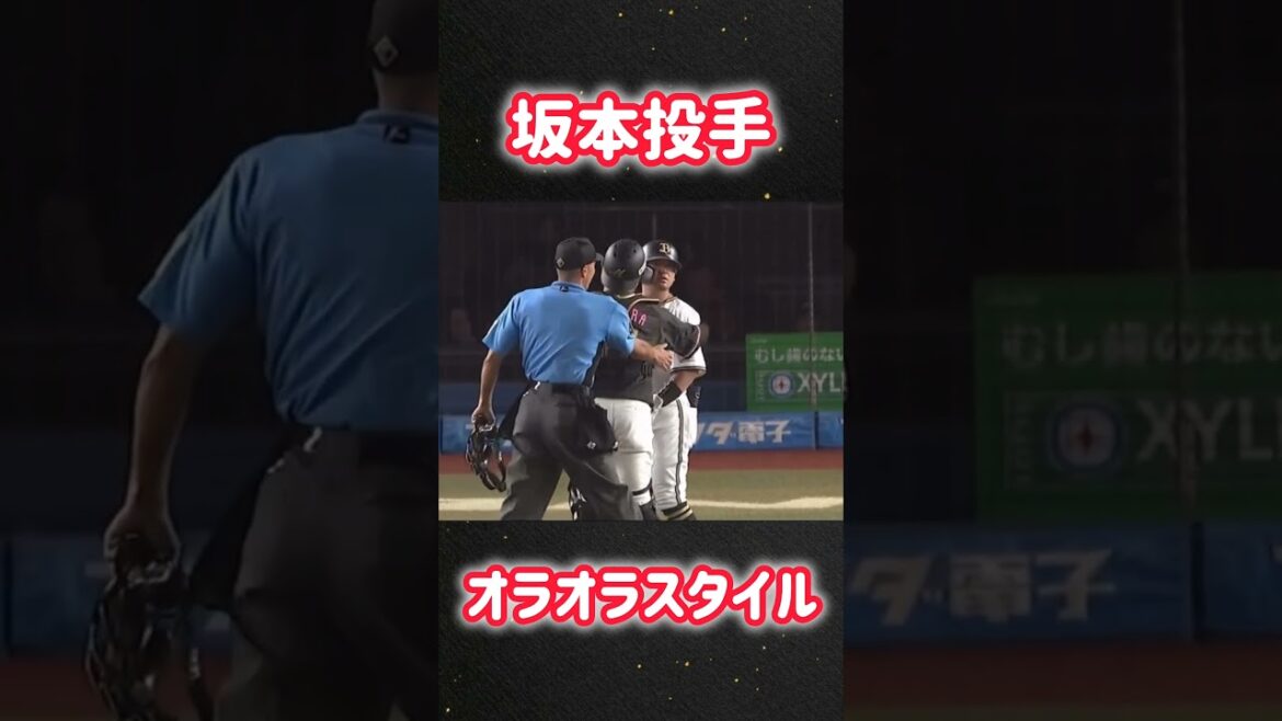 坂本投手、オラオラスタイル #坂本光士郎 #デッドボール # プロ野球