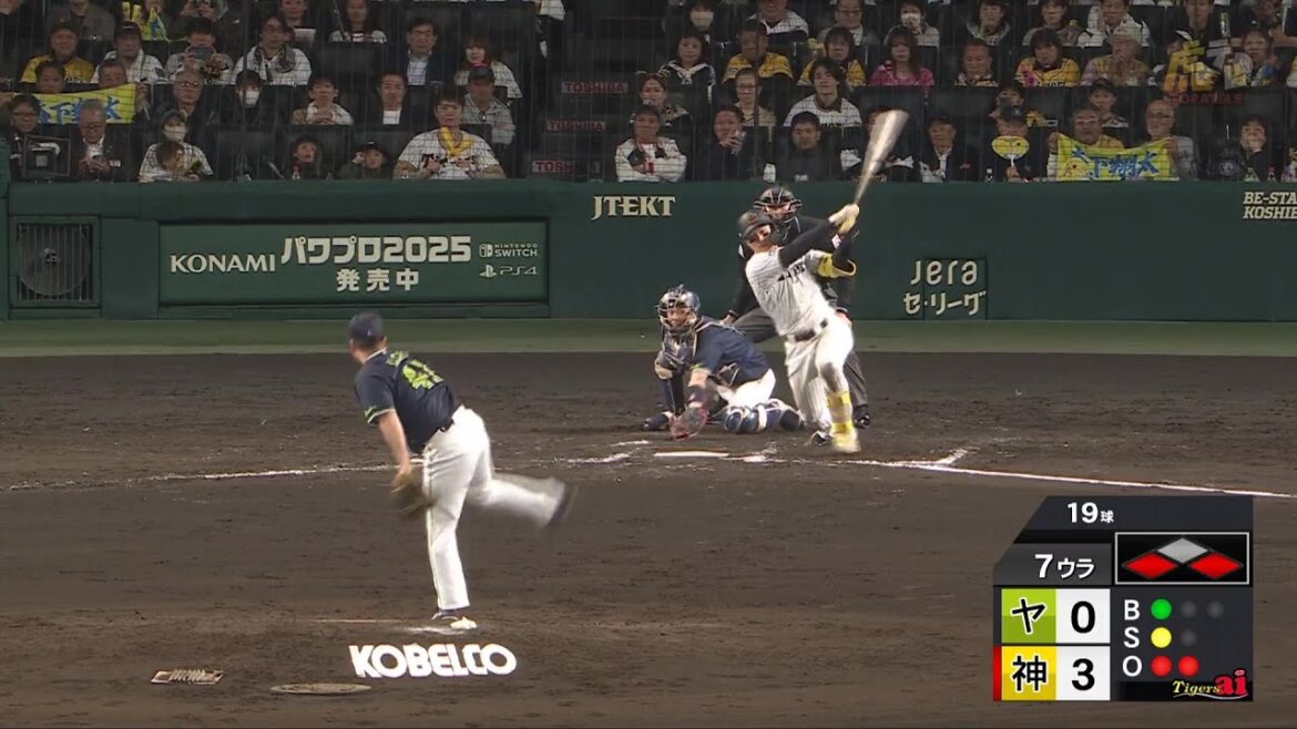 【タイムリー揃い踏み】7回裏 #森下翔太 選手のショートタイムリーヒット！【2025/5/2Ｔ－Ｓ】