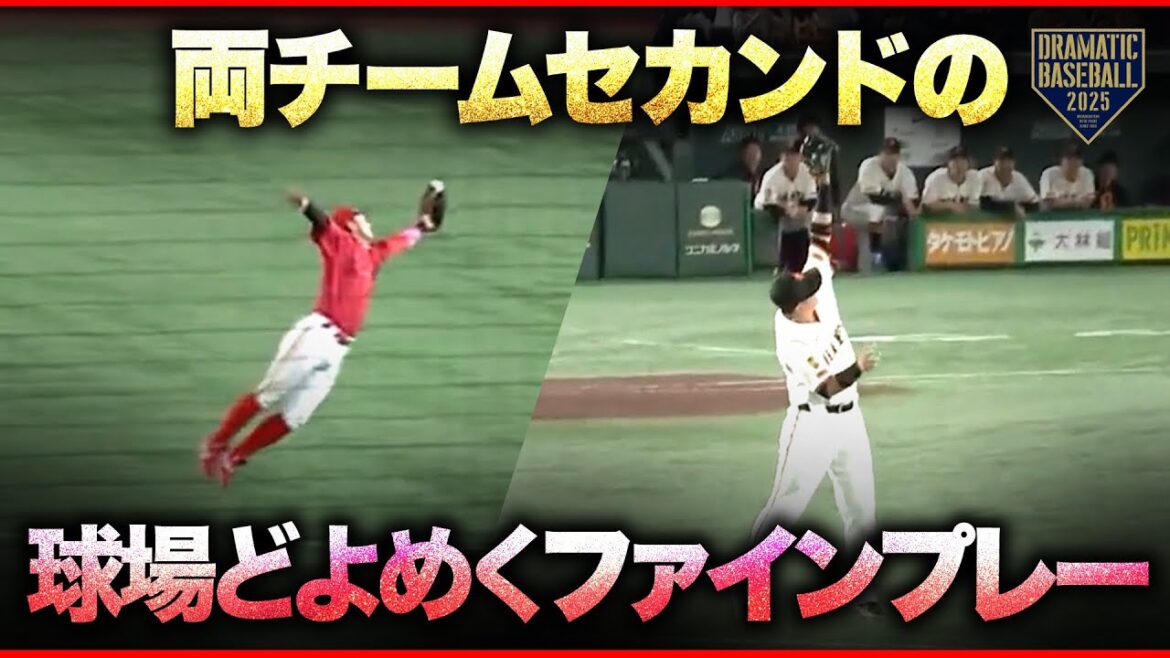 【球場どよめくファインプレー】まるで忍者 “菊池涼介” × “吉川尚輝” 残念そこは尚輝 【球場どよめくファインプレー】まるで忍者 "菊池涼介" × "吉川尚輝" 残念そこは尚輝