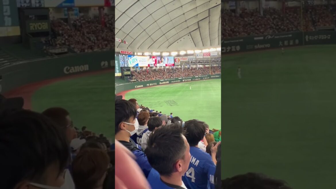 2025.04.22バースデーアーチ お前が必要 #中田翔 #dragons