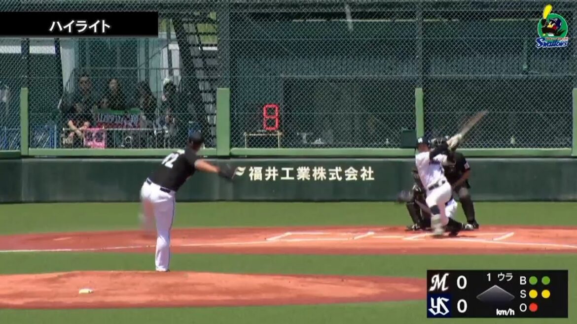 【ファームハイライト】新加入・山野辺翔選手、移籍後初安打&好走塁&新外国人・アビラ投手、6回無失点の好投!　5月3日　東京ヤクルトスワローズvs千葉ロッテマリーンズ（戸田球場）