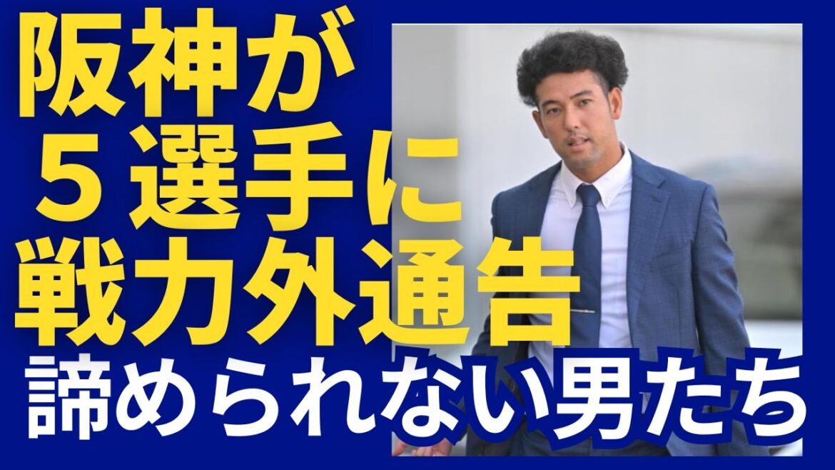 阪神5選手が戦力外通告 阪神5選手が戦力外通告