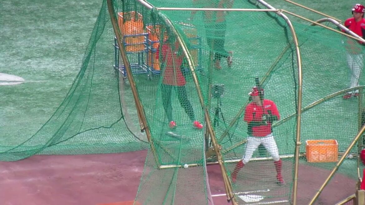 大盛穂フリーバッティング＜読売ジャイアンツ 対 広島カープ 2025年4月30日＞