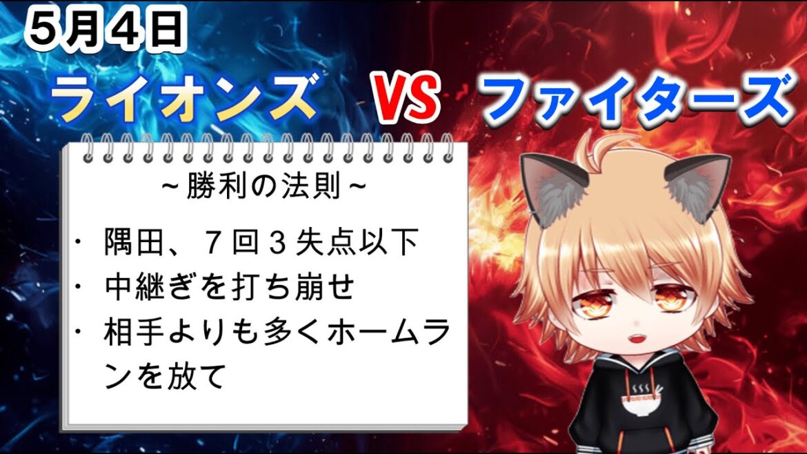 日ハムは盗塁阻止率にコンプレックスがある！　埼玉西武ライオンズVS北海道日本ハムファイターズ