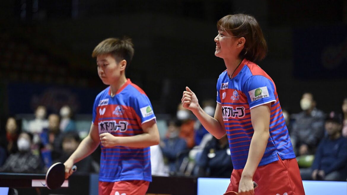 チャンルイ 長﨑 美柚 vs 栗山優菜 山室早矢 TFINALGAME 木下アビエル神奈川 vs 九州アスティーダ ノジマTリーグ 大和スポーツセンター11月11日 FG【卓球Tリーグ公式】 チャンルイ 長﨑 美柚 vs 栗山優菜 山室早矢 TFINALGAME 木下アビエル神奈川 vs 九州アスティーダ ノジマTリーグ 大和スポーツセンター11月11日 FG【卓球Tリーグ公式】