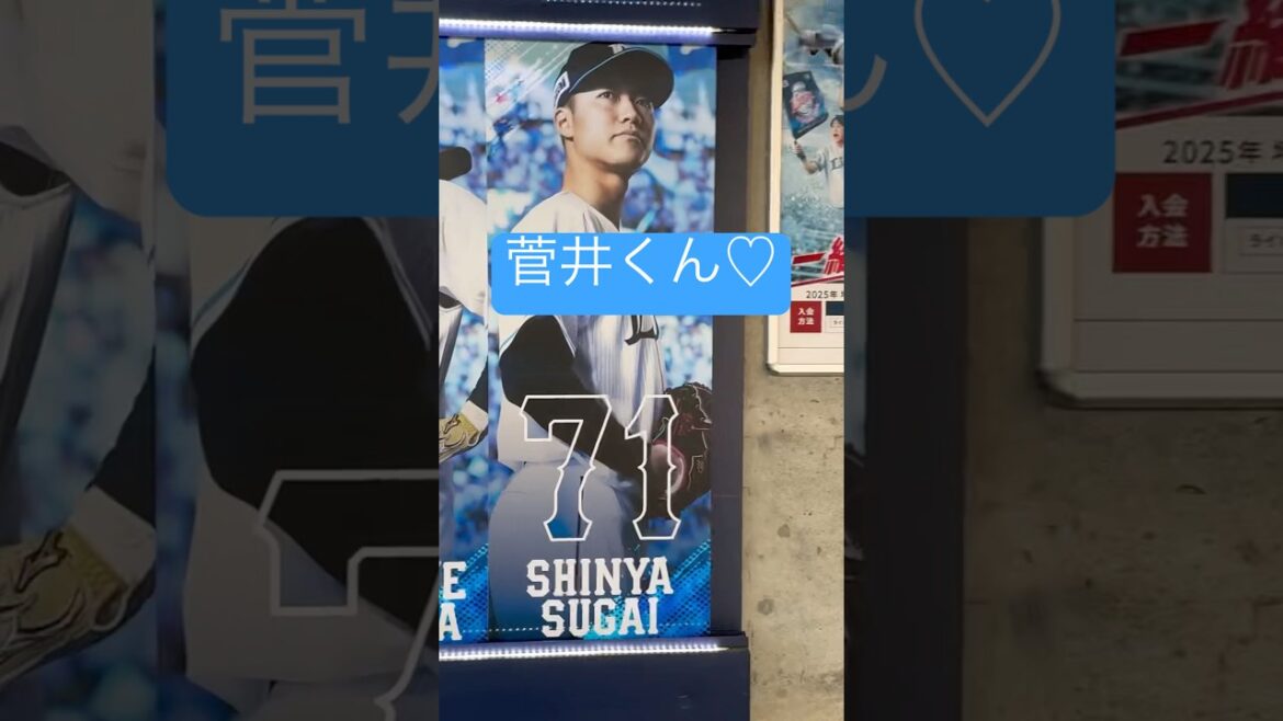 菅井くん大好き♡　#ALLONE #埼玉西武ライオンズ #seibulions #ゴートの青炎 #shorts #菅井信也 #渡部聖弥 #外崎修汰 #甲斐野央 #山田陽翔 #ウィンゲンター #平良海馬