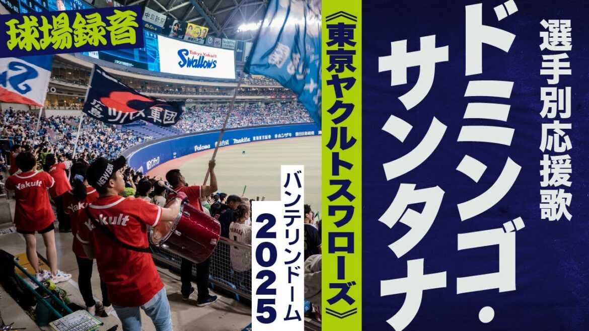 高音質🎺ドミンゴ・サンタナ選手のテーマ《東京ヤクルトスワローズ》2025バンテリンドーム