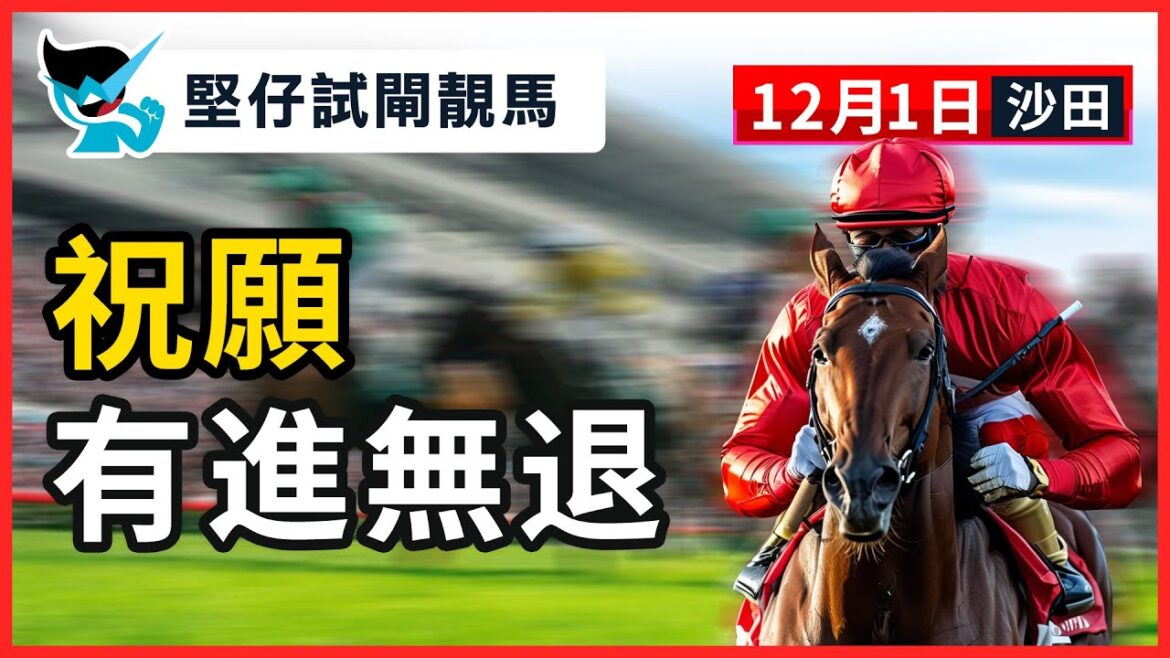 【堅仔試閘靚馬】(12月1日) 祝願 有進無退 ｜賽馬貼士​​​​​​​｜賽馬賠率​​​​​​​​​​​​​​​​​​｜沙田日賽