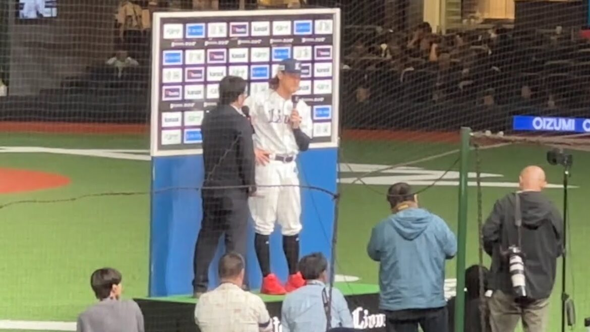 【後半】「西口監督を日本一に」髙橋光成 2年ぶりのお立ち台② 【西武7-1楽天】2025/4/29 【後半】「西口監督を日本一に」髙橋光成 2年ぶりのお立ち台② 【西武7-1楽天】2025/4/29