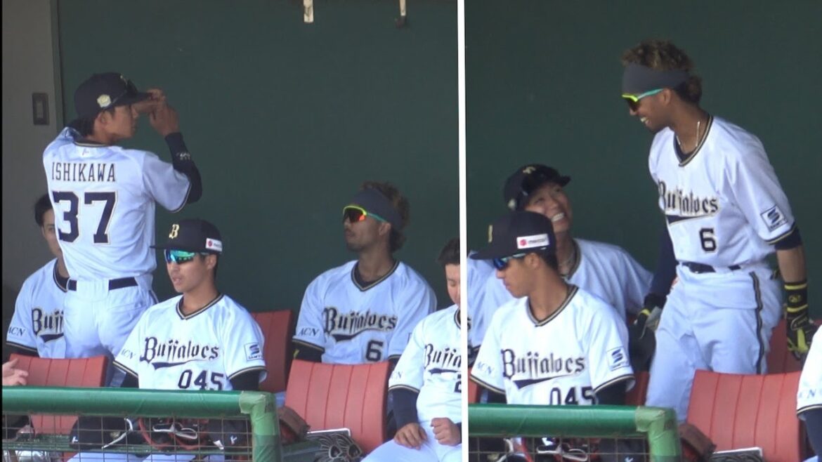 打撃不調の宗佑磨にアドバイス&冗談で緊張をほぐす石川亮