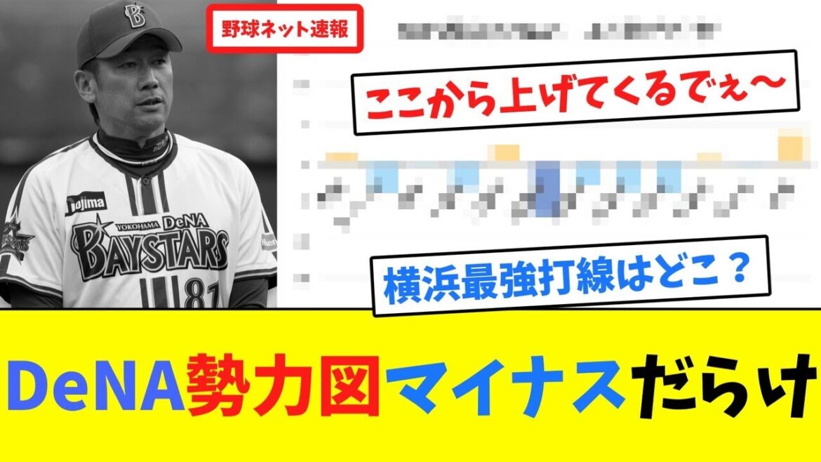DeNA勢力図マイナスだらけ【ネット反応集】 DeNA勢力図マイナスだらけ【ネット反応集】