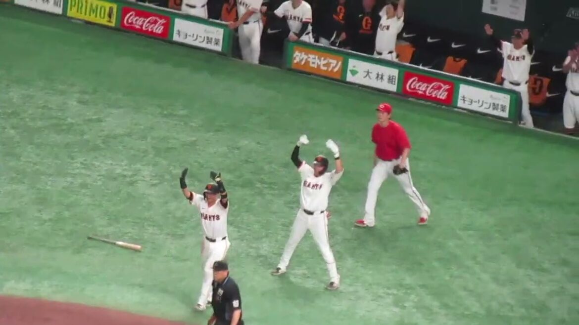 増田陸 1000日ぶり打点〜先制でベンチ大喜び＜読売ジャイアンツ 対 広島カープ 2025年4月30日＞