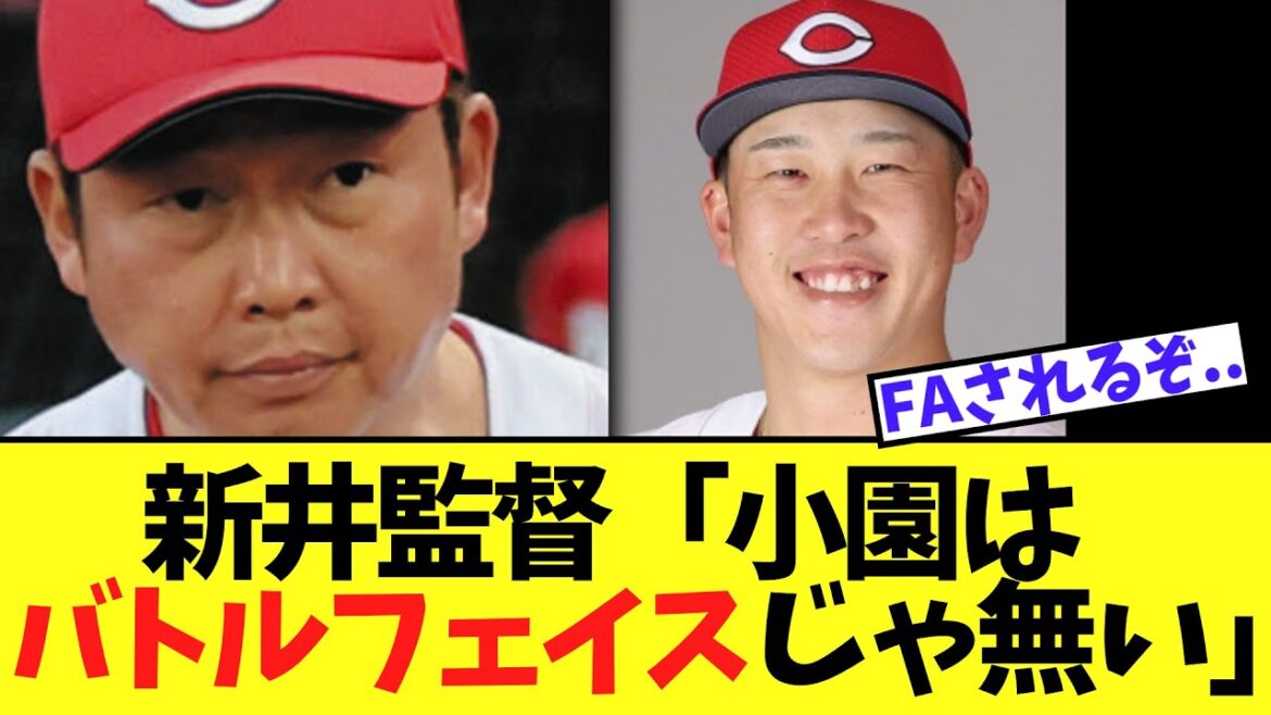 新井監督　小園へめちゃくちゃ厳しいコメント