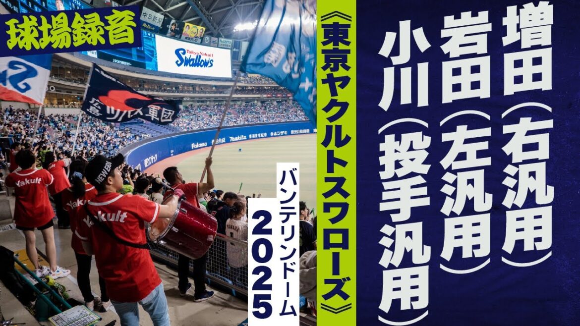 高音質🎺汎用テーマ3曲（右・左・投手）《東京ヤクルトスワローズ》2025バンテリンドーム
