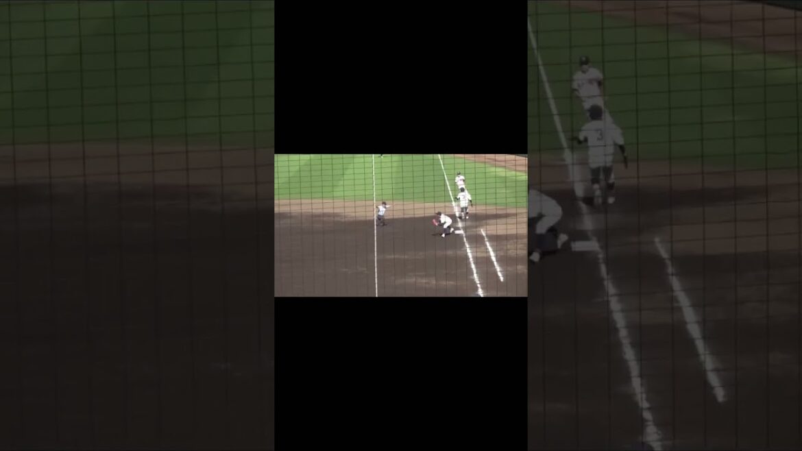 審判まさかの転倒！それでも笑顔でナイスジャッジ！　東海大相模vs日大 #高校野球 #野球 #東海大相模 #高校生 #神奈川高校野球