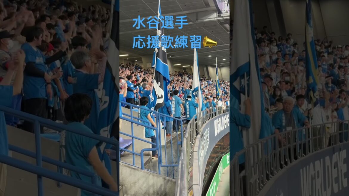 【日本ハムファイターズ】4/19 水谷 瞬選手の応援歌事前練習#オリックスvs日本ハム#shorts 【日本ハムファイターズ】4/19 水谷 瞬選手の応援歌事前練習#オリックスvs日本ハム#shorts