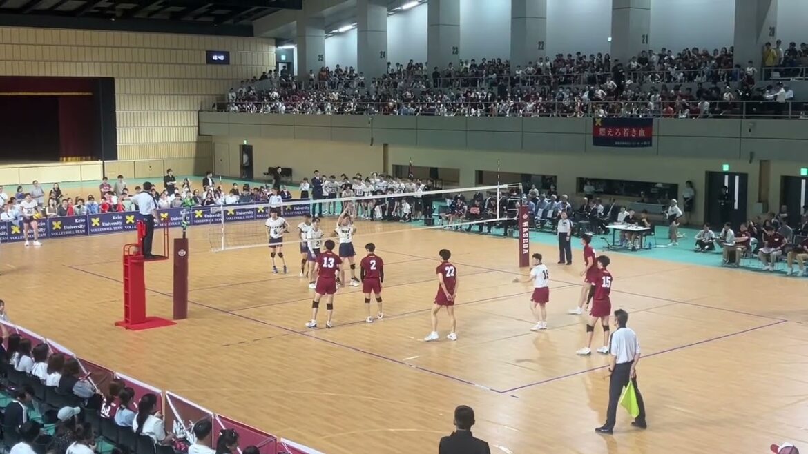 第88回早慶バレーボール定期戦 第2セット